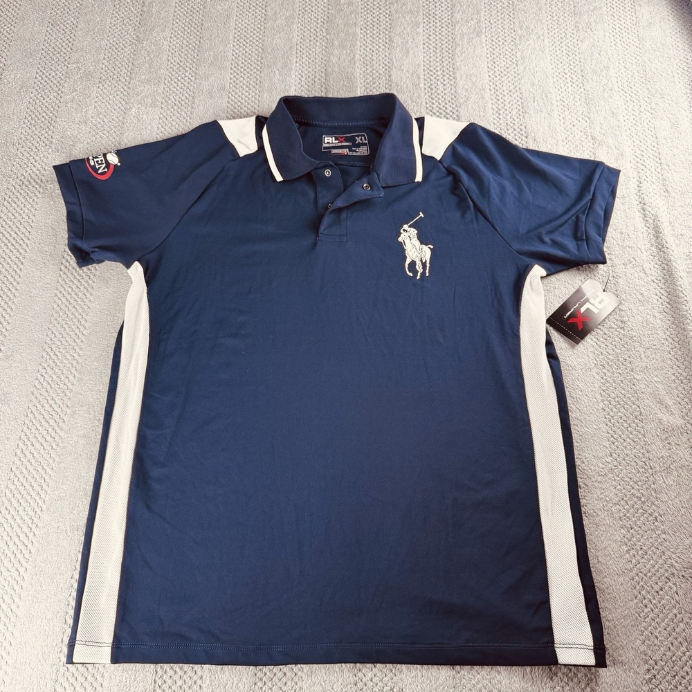 Vintage Ralph Lauren - RLX US Open 2005 - Women's XL Big Pony Polo Shirt - NEW
